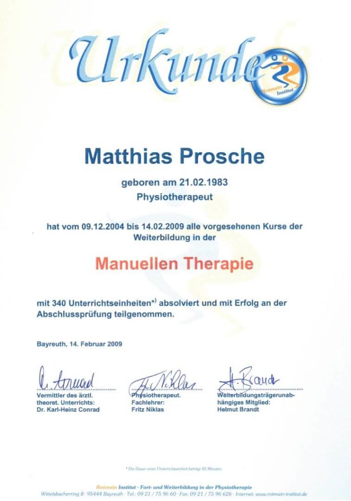 Manuelle-Therapie